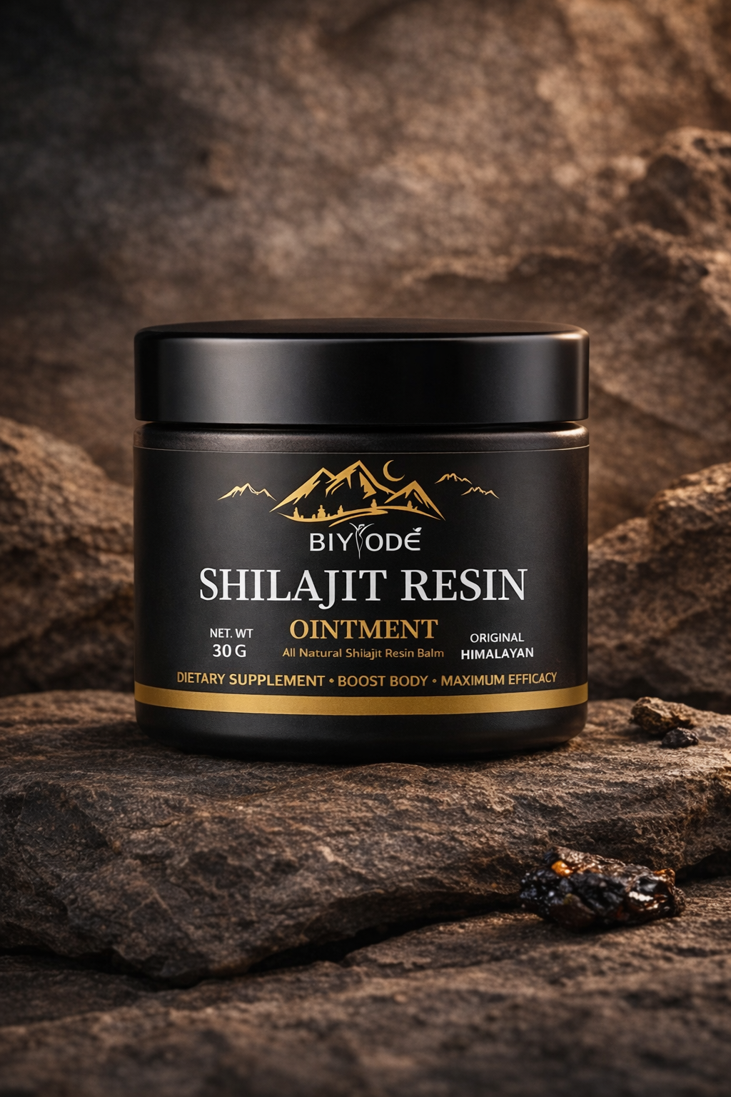100% Shilajit Puro in Resina Fonte naturale di energia vitale dell’Himalaya